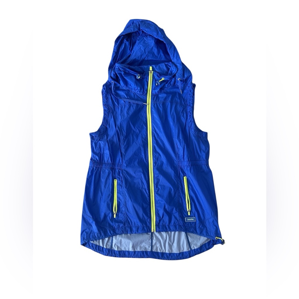Calvin Klein Women’s Performance Hooded Lightweight Zip-Up Vest Size L